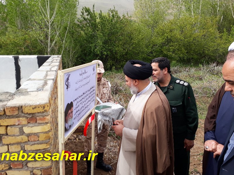 افتتاح پروژه های بسیج سازندگی در خرمدره