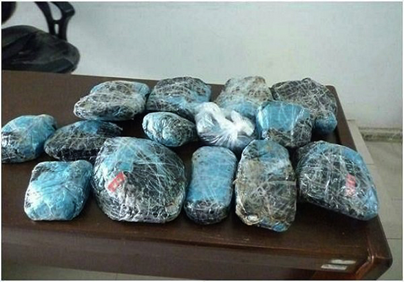 کشف بیش از ۲۰ کیلوگرم تریاک در زنجان