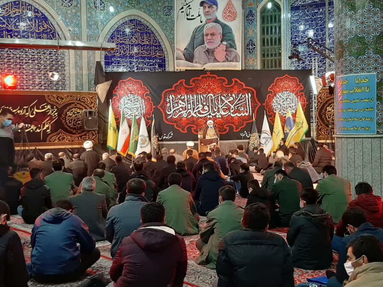 مراسم گرامیداشت سالگرد شهید سلیمانی در خرمدره برگزار شد
