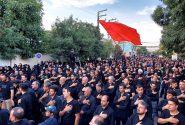 عکس/ تجمع بزرگ عزاداران حسینی روز تاسوعا در خرمدره برگزار شد
