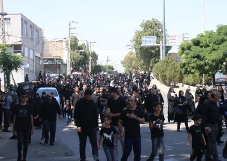 پیاده روی و عزاداری روز اربعین حسینی خرم‌دره